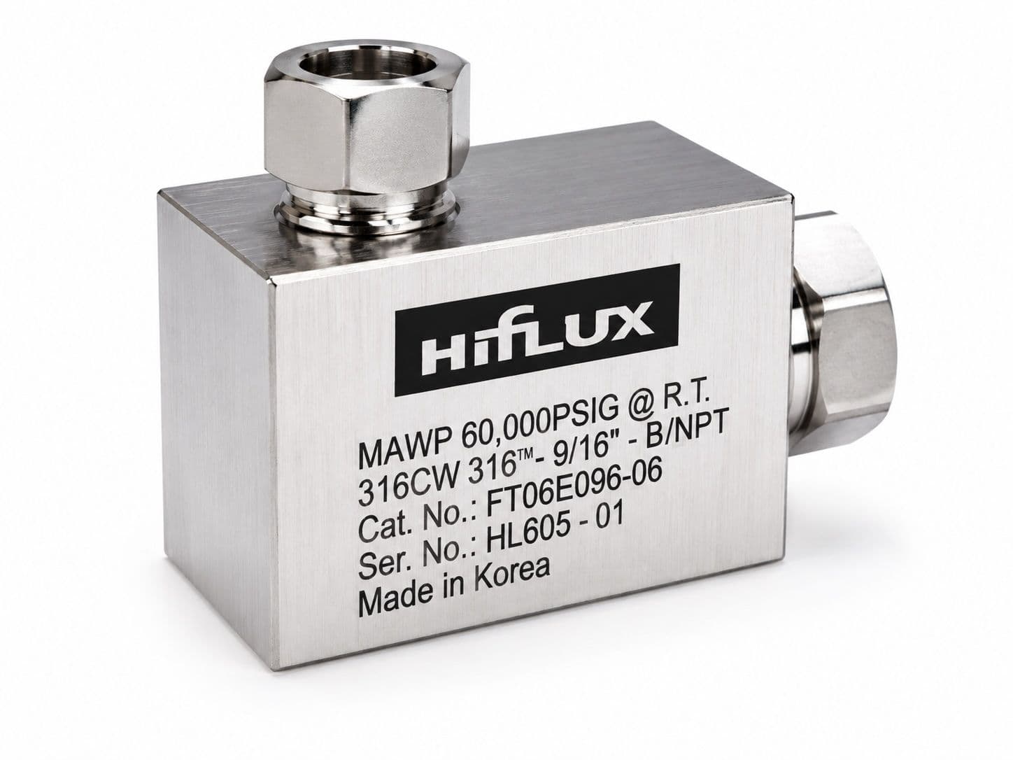 Ultra High Pressure Fitting